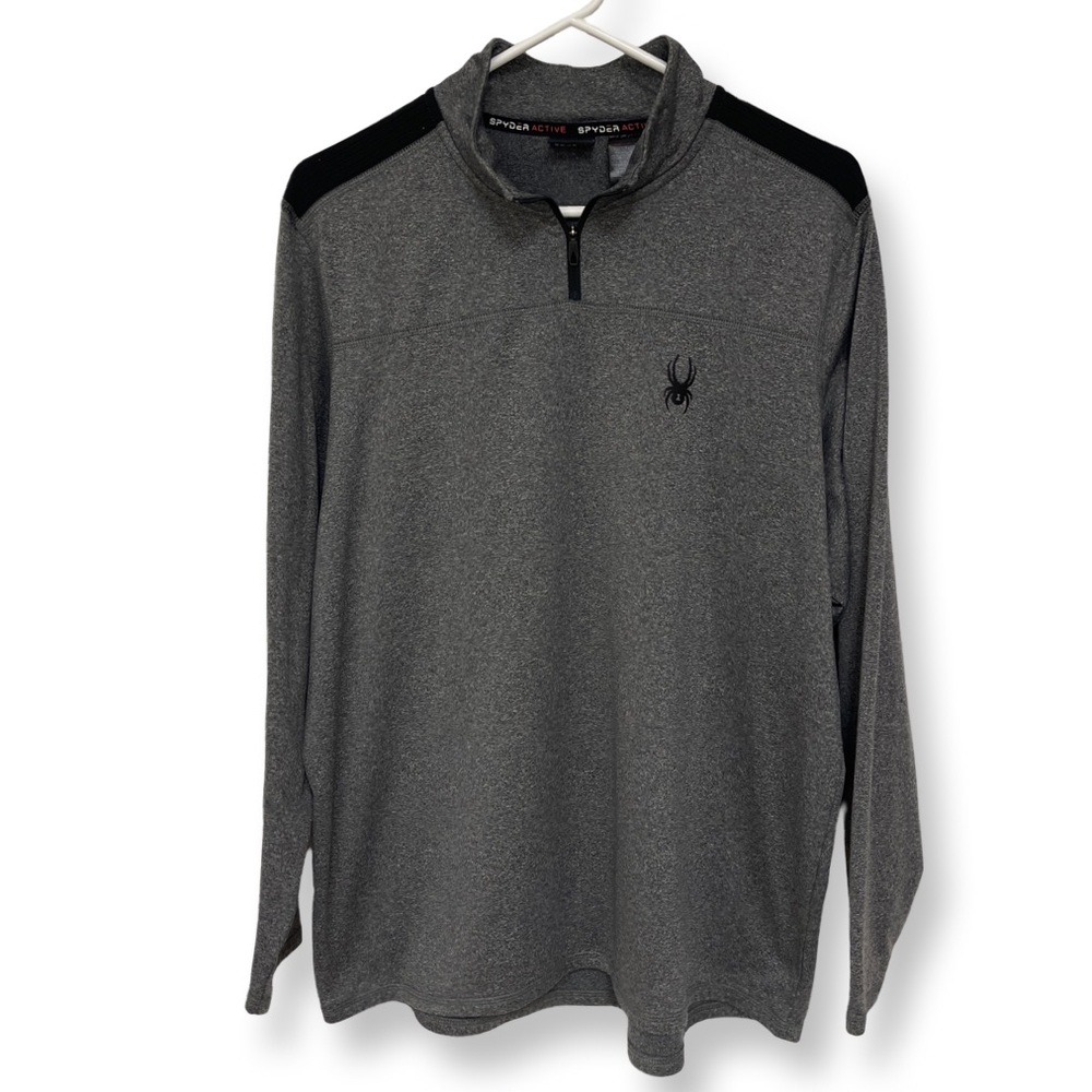 Spyder ❗️Active Base Layer 1/4 Zip Long Sleeve Pullover Shirt Men’s Large⛷️